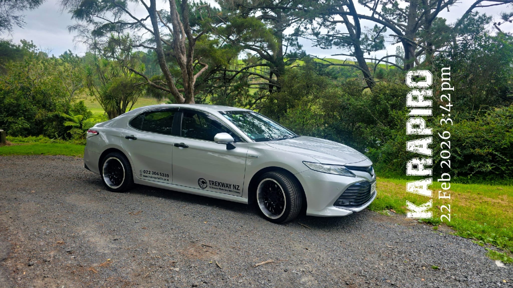 Trekway Toyota Camry at Karapiro